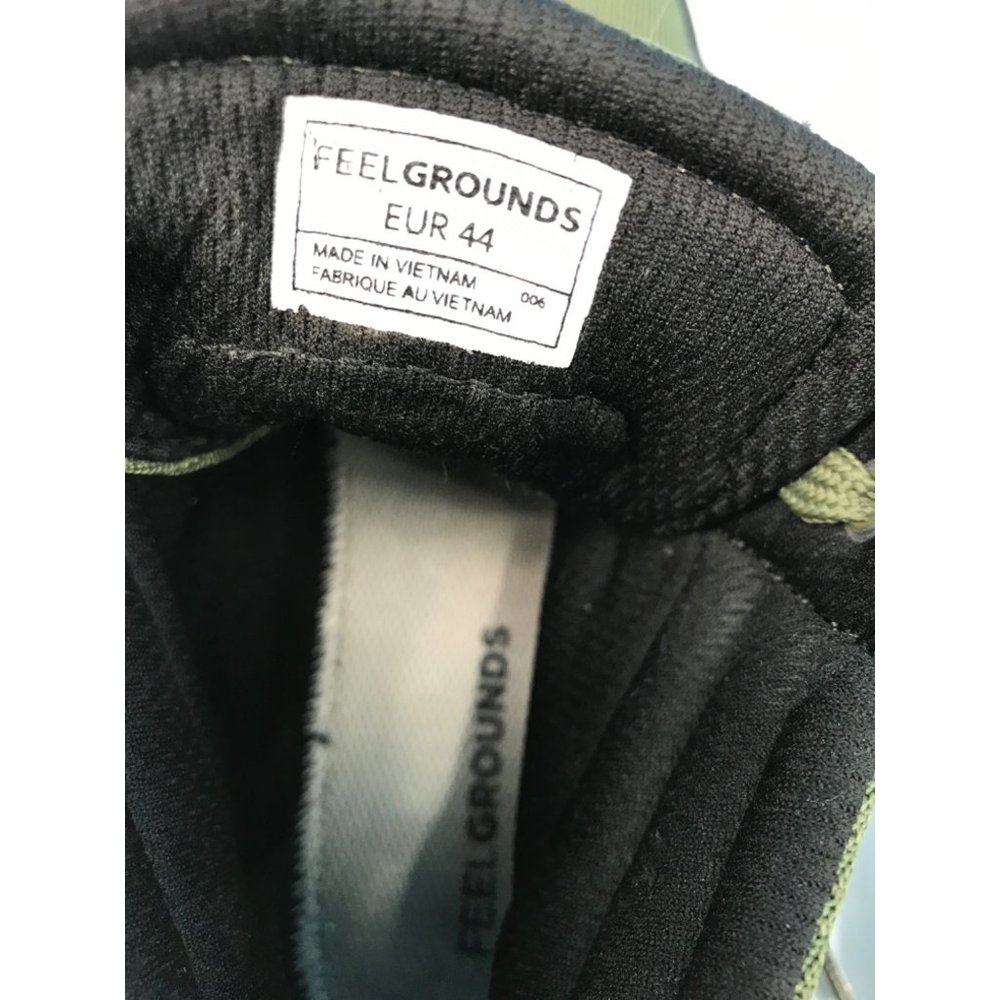 Feelgrounds Mens Barefoot Highrise Knit Olive Green Sneakers Size 11 EUR 44 - Picture 6 of 8